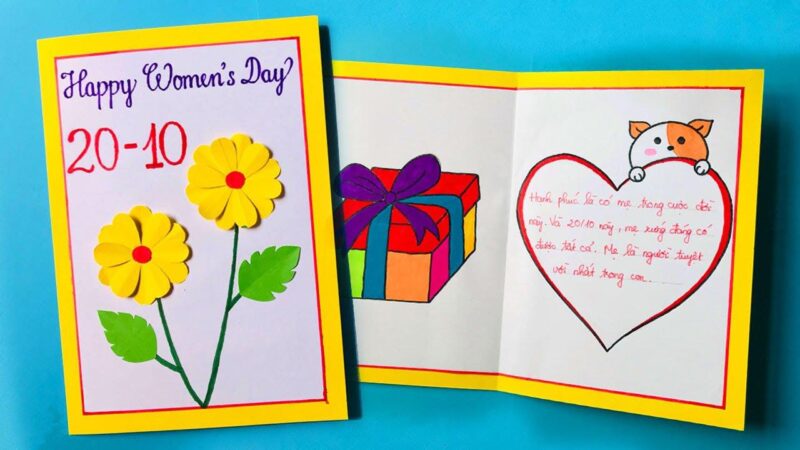 Dụng cụ cần thiết để thực hiện cách vẽ thiệp 20 10 đẹp mắt và ý nghĩa cho ngày Phụ nữ Việt Nam