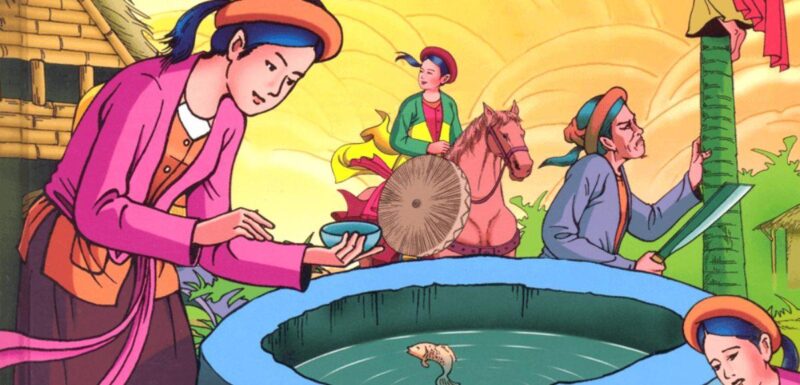 Hình ảnh Sọ Dừa với hình hài đặc biệt trong truyện cổ tích Việt Nam được yêu thích