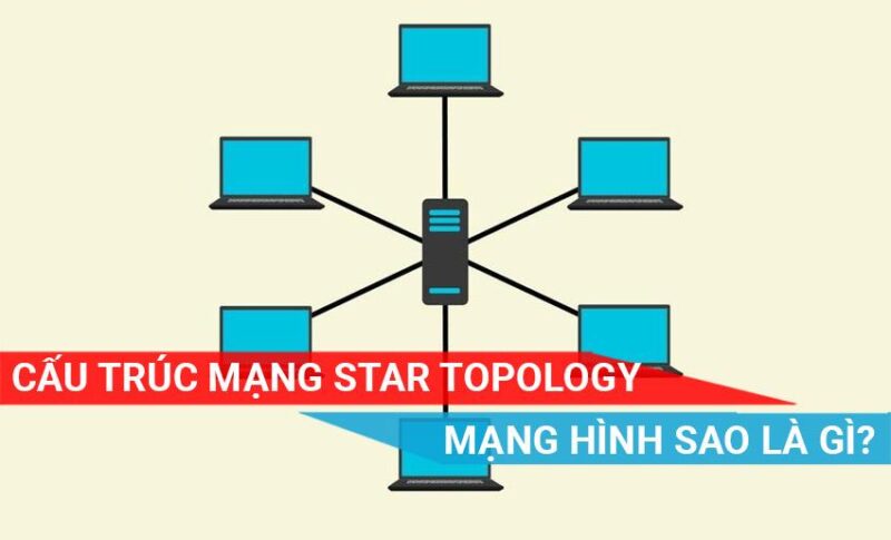 Kiến Trúc 1 Mạng LAN Có Thể Là: Tổng Quan Các Mô Hình Minh họa kiến trúc mạng LAN hình sao với các máy tính kết nối vào một switch trung tâm