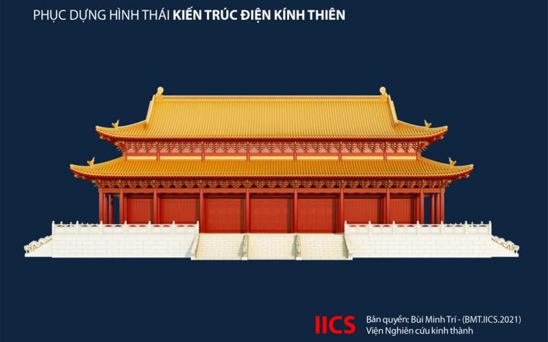 Khám phá vẻ đẹp mỹ thuật việt nam thời lê Hình ảnh tái hiện Kinh thành Thăng Long với kiến trúc cung đình đặc trưng của mỹ thuật Việt Nam thời Lê Sơ.