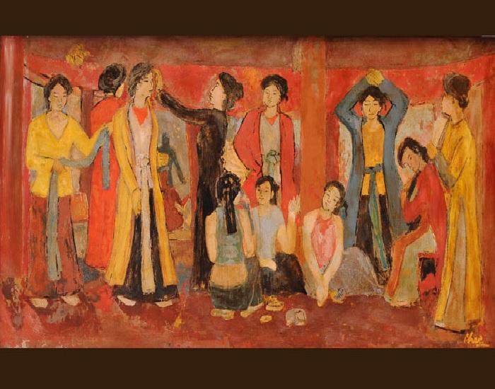 Lịch sử phát triển lâu đời và độc đáo của nghệ thuật vẽ tranh sơn mài truyền thống Việt Nam