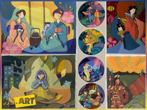 Đề thi bố cục màu đại học Kiến trúc Hà Nội tham khảo