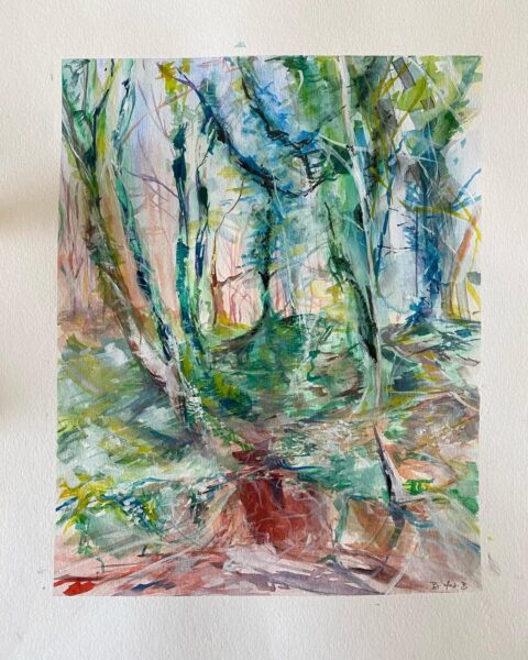 Khám Phá Giấy Mỹ Thuật Lan Vi Và Ứng Dụng Sáng Tạo Tác phẩm mixed media độc đáo sử dụng nhiều chất liệu trên giấy mỹ thuật Lan Vi