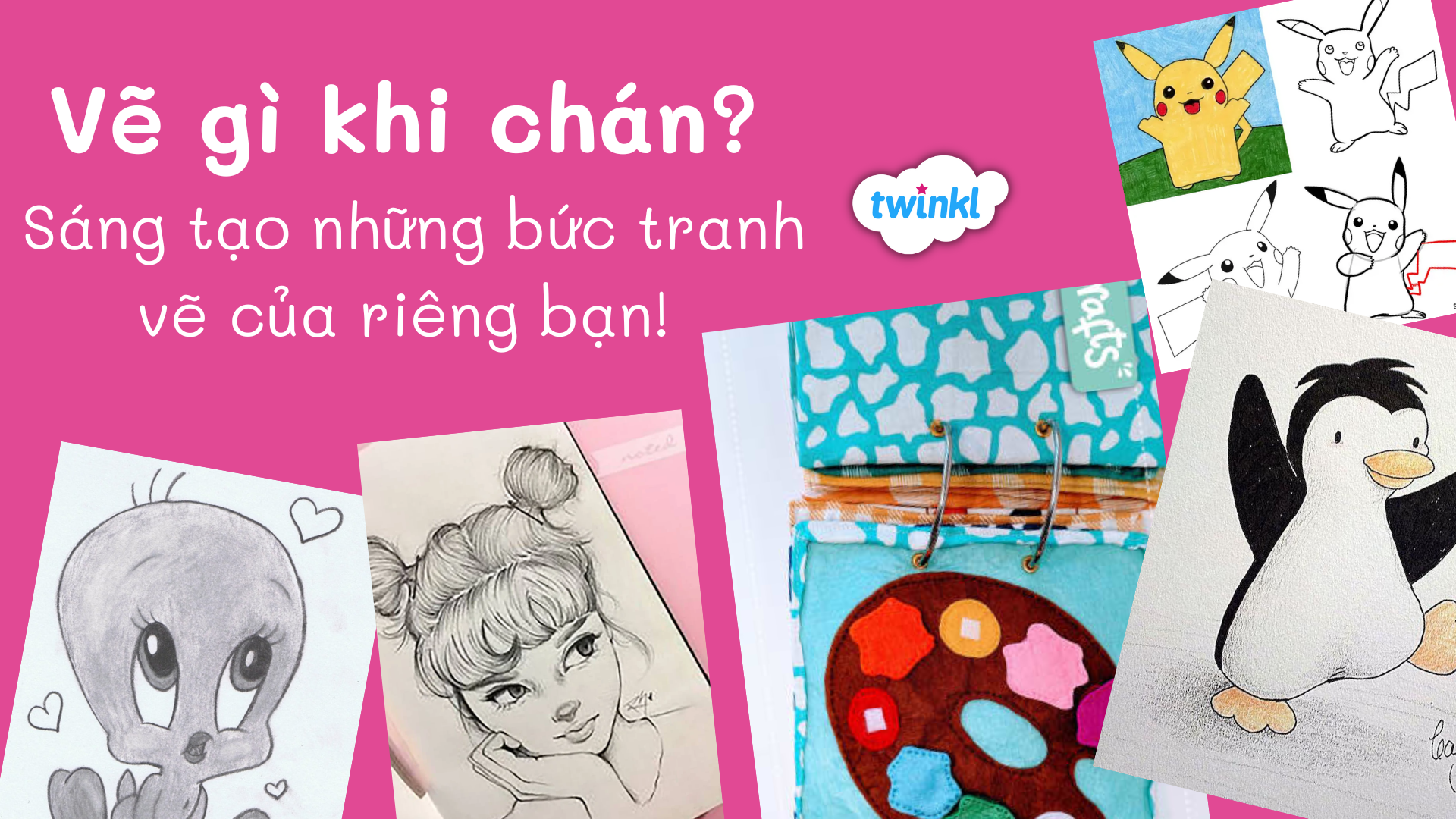 Phác thảo hình dáng cơ bản khi học cách vẽ chim cánh cụt bằng các khối hình học