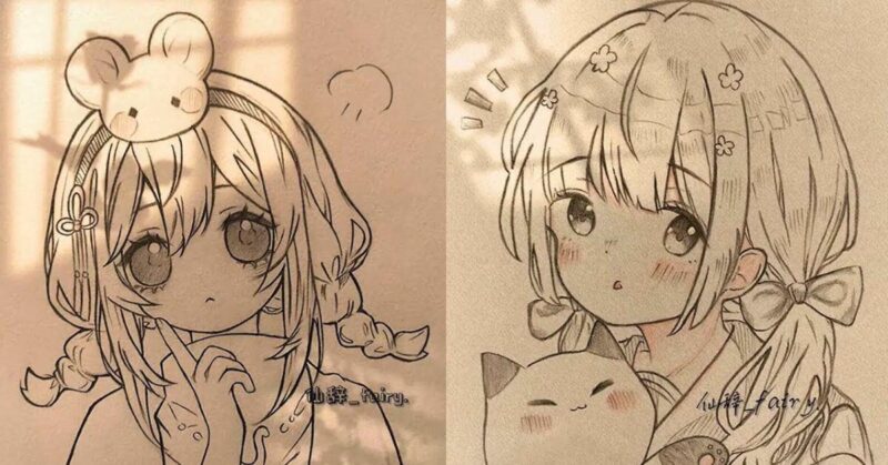 Phác thảo các bước cơ bản trong cách vẽ mũi anime nữ đơn giản tại nhà chi tiết nhất