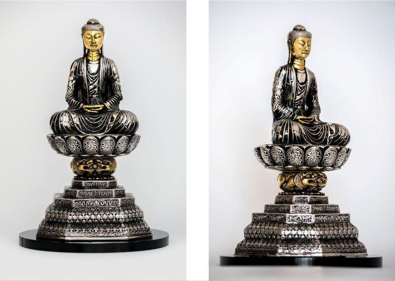 Tượng Phật A Di Đà chùa Phật Tích thời Lý tiêu biểu cho lịch sử mỹ thuật Việt Nam rực rỡ thời Lý Trần