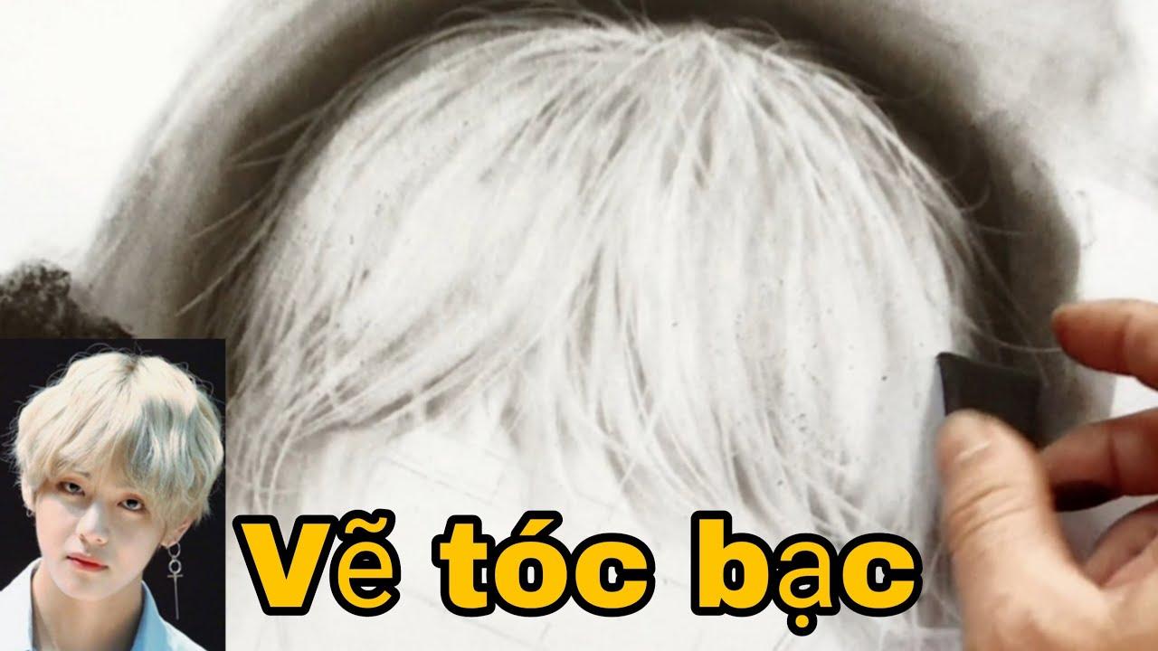Hướng dẫn chi tiết cách vẽ râu và tóc trong chân dung Bác Hồ