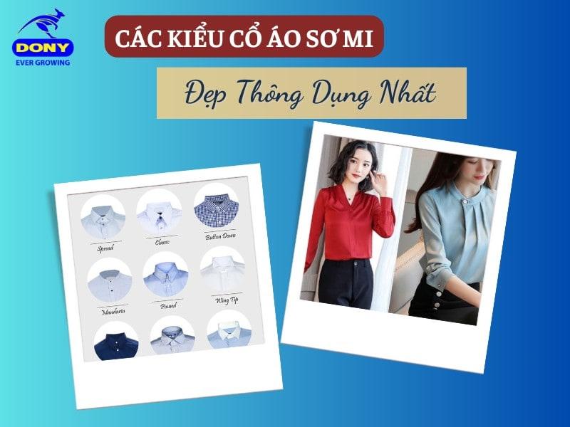 minh họa chi tiết cách vẽ các loại cổ áo sơ mi nữ phổ biến như cổ đức, cổ tàu