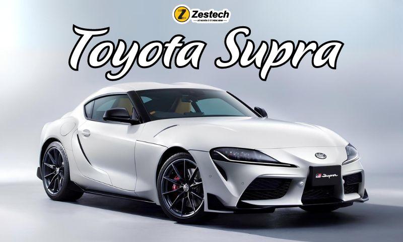 Khơi Nguồn Sáng Tạo Vẽ Tranh Chiếc Ô Tô Mơ Ước Toyota Tranh vẽ chi tiết xe Toyota Supra huyền thoại màu đỏ đầy cuốn hút