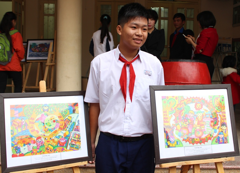 Khơi Nguồn Sáng Tạo Ý Tưởng Vẽ Tranh An Toàn Giao Thông Độc Đáo ý tưởng vẽ tranh an toàn giao thông thể hiện hành vi đẹp như đội mũ bảo hiểm khi đi xe đạp
