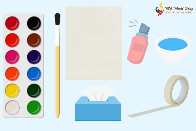 Hướng dẫn vẽ hoa bằng màu nước đơn giản cho người mới bắt đầu