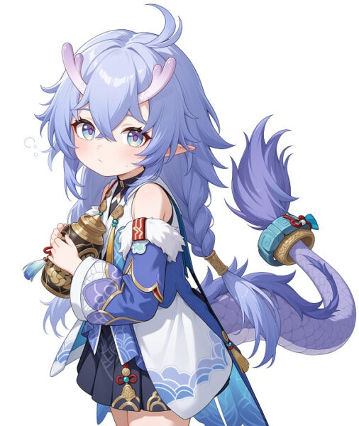 Ảnh Bailu với tạo hình cổ trang thần thoại