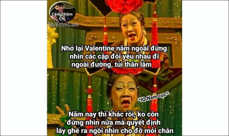 Tổng hợp ảnh chế Valentine hài hước và meme cười thả ga Ảnh chế Valentine hài hước với thông điệp vui nhộn về tình yêu