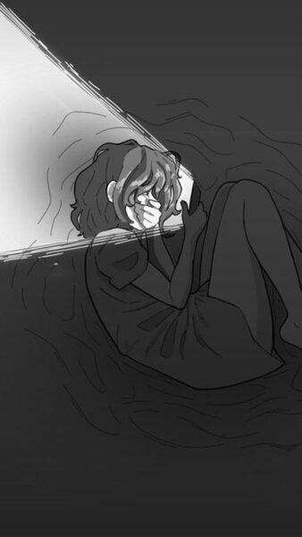 Tổng Hợp Ảnh Buồn Hoạt Hình Đặc Sắc Thể Hiện Nỗi Lòng Ảnh hoạt hình buồn một mình ngồi trên xích đu ban đêm