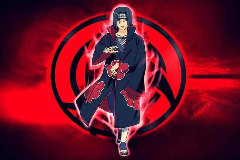 Ảnh Itachi Uchiha với Sharingan đang kích hoạt