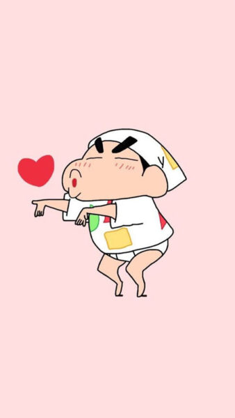 Ảnh Shin cậu bé bút chì đang cười toe toét đầy đáng yêu