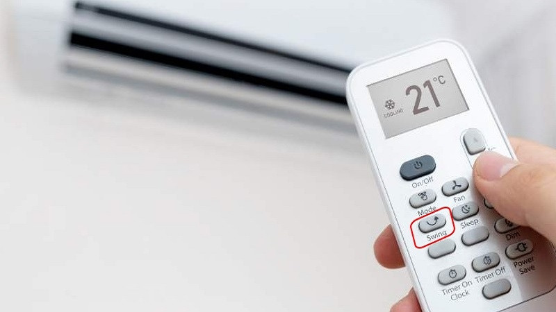 Cánh đảo gió tự động của điều hòa minh họa chế độ Swing