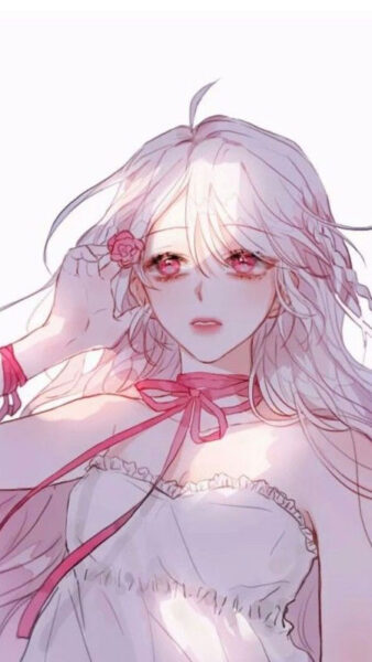 Cặp đôi anime ngồi dưới cây anh đào