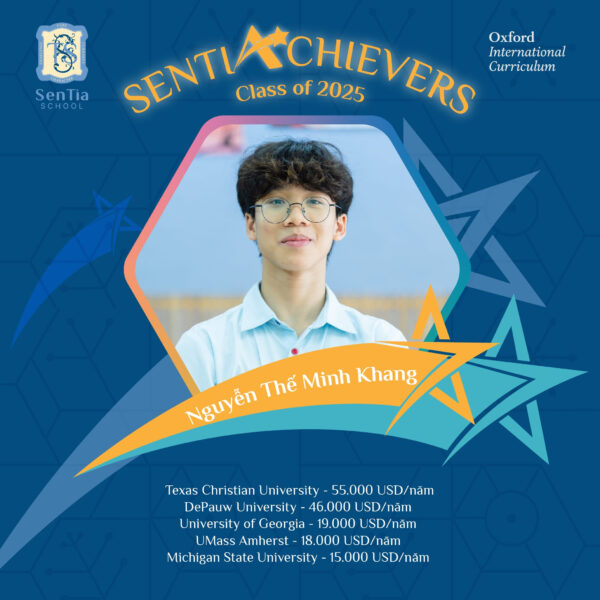 Chân dung Nguyễn Thế Minh Khang, học sinh Việt có hành trình du học Mỹ thành công