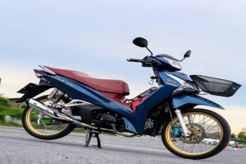 Chiếc xe máy nguyên bản được tùy chỉnh thành xe độ độc đáo