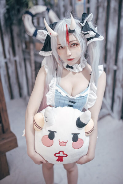 cosplay Ayame góc cận với ánh mắt sắc lạnh