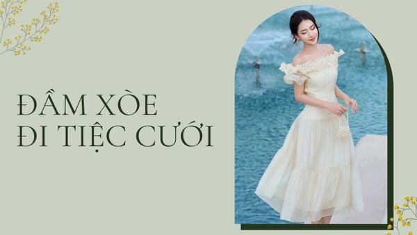Váy đầm nữ màu pastel nhẹ nhàng và thanh lịch phù hợp để đi đám cưới