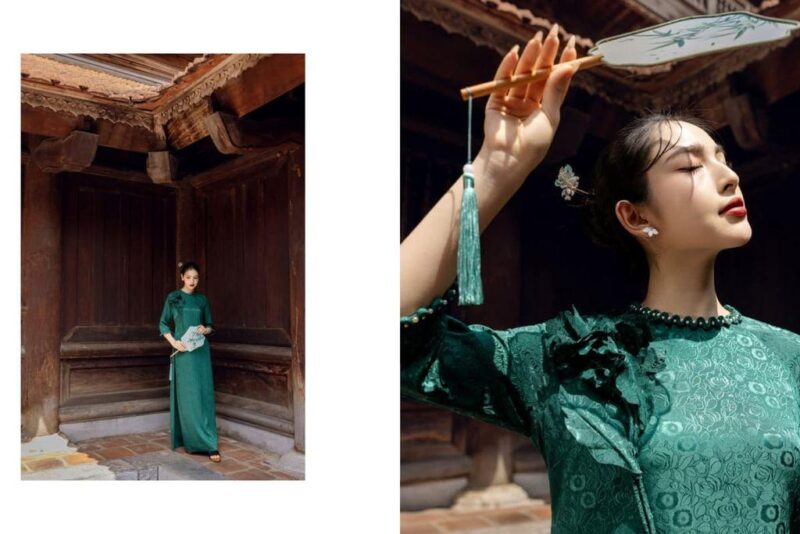 Gia đình Việt mặc đồ màu đỏ vàng đón Tết 2025 may mắn thịnh vượng