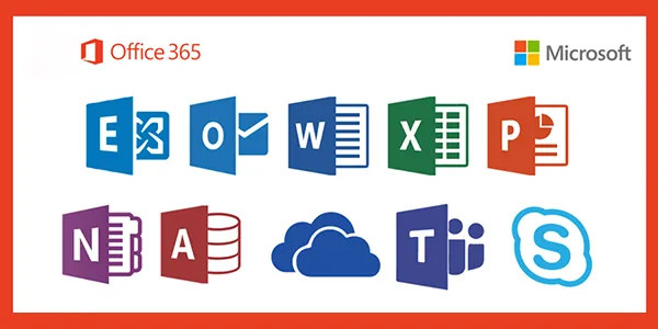 Giao diện bộ ứng dụng Microsoft 365