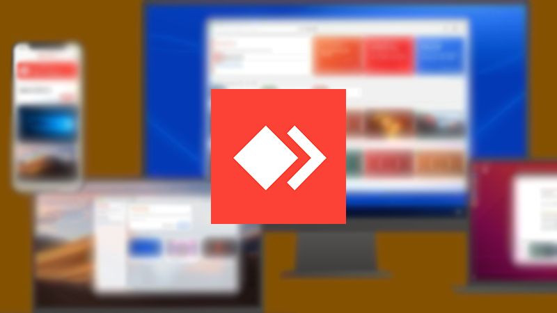 Giao diện chính của phần mềm AnyDesk, công cụ điều khiển máy tính từ xa phổ biến.