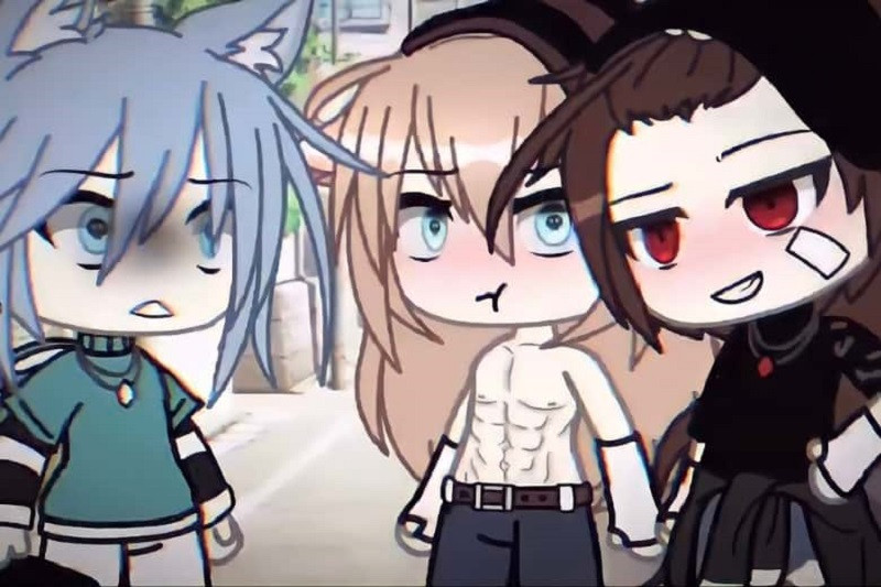 Giao diện tạo nhân vật trong game Gacha Life với nhiều tùy chọn tùy chỉnh trang phục, kiểu tóc - một nguồn tạo ảnh Gacha phong phú