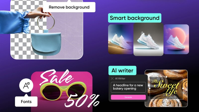 Giao diện ứng dụng PicsArt - công cụ chỉnh sửa ảnh và video phổ biến