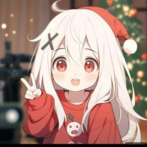 Hình ảnh anime chibi cute girl với tỷ lệ đầu to thân nhỏ đáng yêu