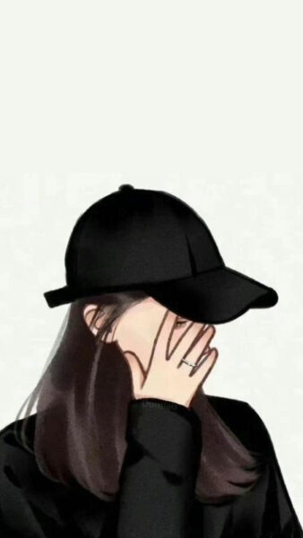 Hình ảnh cặp đôi mặc đồ đen tạo dáng ngầu