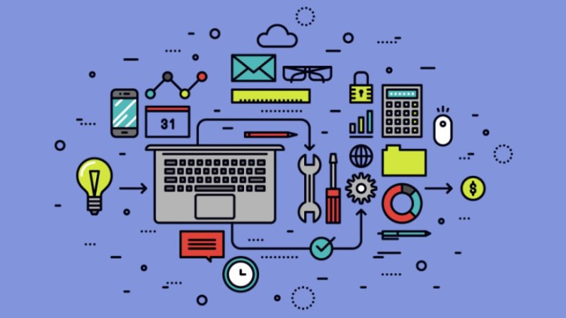 Tool Là Gì? Khám Phá Các Loại Công Cụ Công Nghệ Phổ Biến Và Vai Trò Quan Trọng Hình ảnh minh họa các loại công cụ vật lý và công cụ công nghệ số, thể hiện ý nghĩa đa dạng của từ Tool.