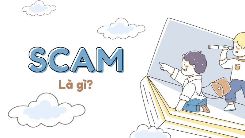 Hình ảnh minh họa khái niệm scam - lừa đảo trực tuyến trong môi trường kỹ thuật số