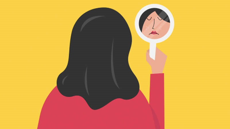 Hình ảnh minh họa tác động tiêu cực và cảm giác bị phán xét của body shaming lên mọi người trong xã hội.