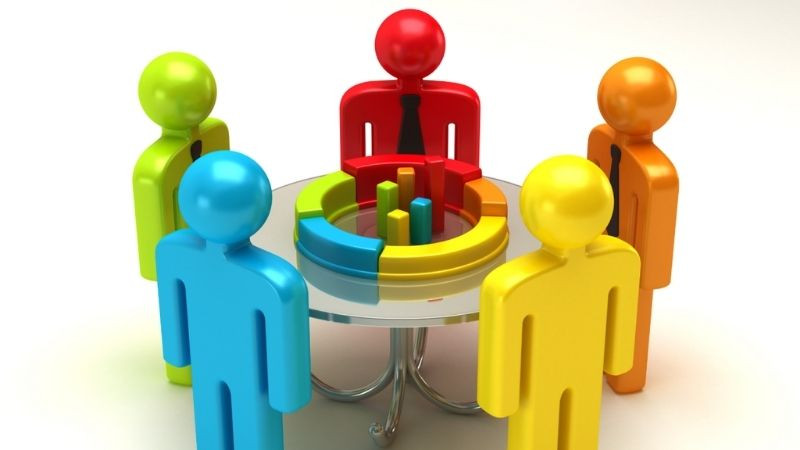 Hình ảnh mô tả các bên liên quan (Stakeholder) trong môi trường doanh nghiệp, dự án.