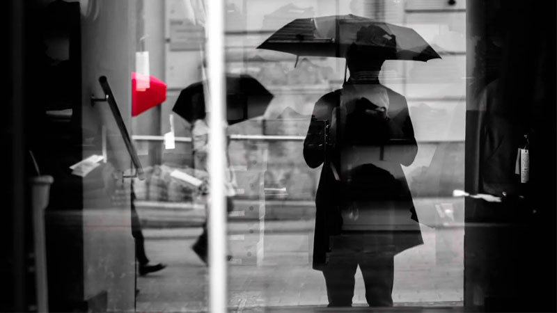 hình ảnh mưa buồn