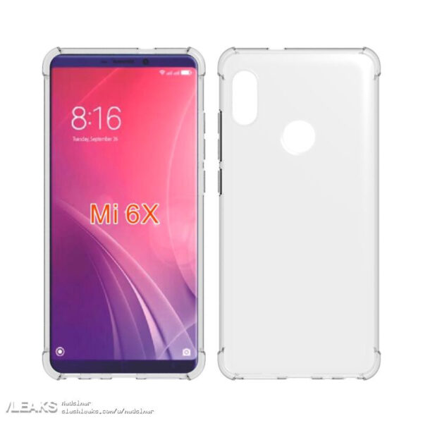 Chi tiết hình ảnh Xiaomi Mi 6X bị lộ Hình ảnh render rò rỉ thiết kế màn hình tràn viền và camera dọc của Xiaomi Mi 6X