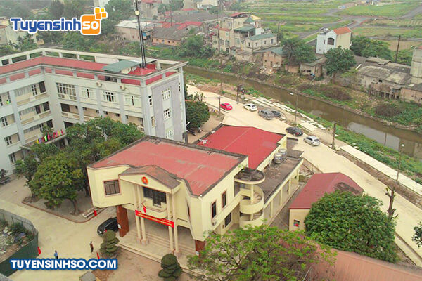 Khuôn viên Đại học Kiểm sát Hà Nội nhìn từ bên ngoài