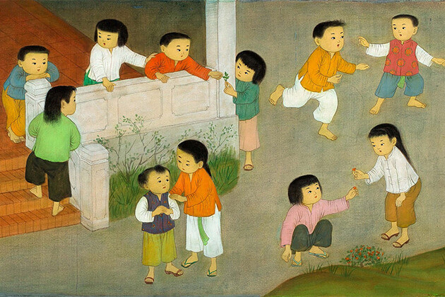 Nguồn gốc lâu đời của tranh lụa Việt Nam