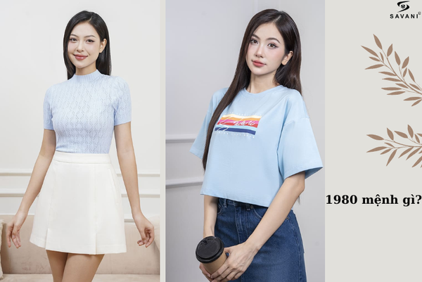 Nu 1980 hop mau gi trong trang phuc, phu kien mang lai may man va phong cach