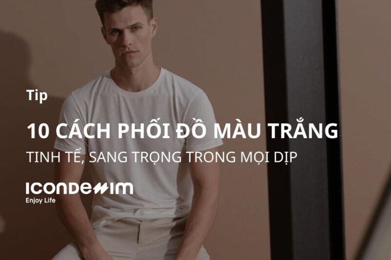 Quần đen phối áo trắng tạo nên phong cách thanh lịch tối giản cho mọi dịp.