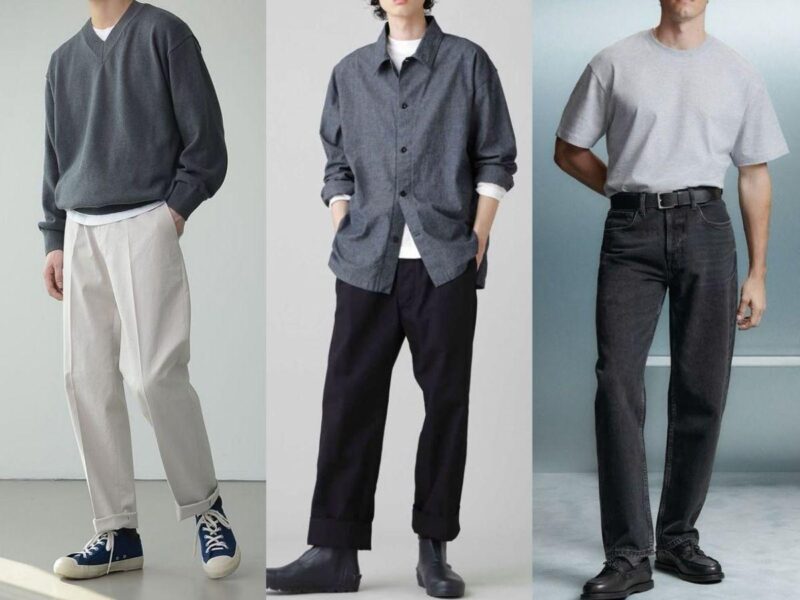 phoi do voi quan mau long chuot va ao mau trung tinh thanh lich cho weart