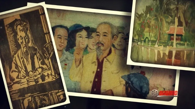 Phong cach tranh hoa si doan nguyen, mau sac cam xuc, net ve doc dao, the hien ve dep cuoc song