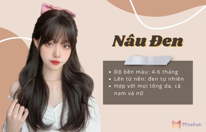 Khám phá các sắc thái màu cà phê khác nhau trong bảng màu sắc.