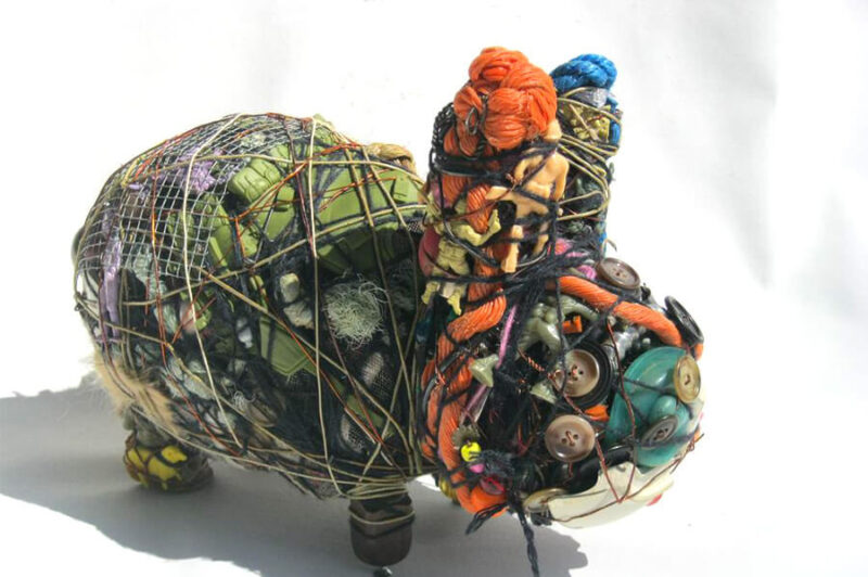 Tác phẩm điêu khắc nghệ thuật Junk Art từ kim loại phế liệu