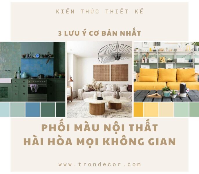 Tỉ lệ phối màu xanh dương hài hòa tạo nên không gian thư thái và dễ chịu