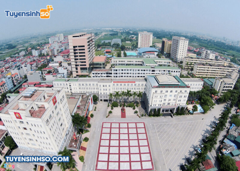 Toàn cảnh Học viện Cảnh sát Nhân dân nhìn từ trên cao