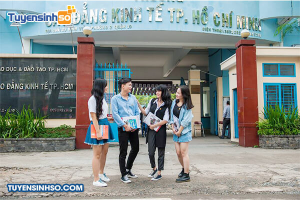 Toàn cảnh khuôn viên Trường Cao đẳng Kinh tế TP.HCM